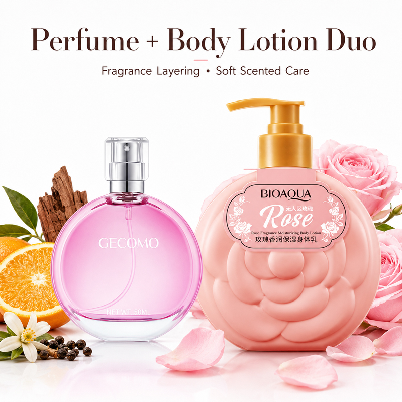 Women'S Perfume Rose Fragrance - Zestaw perfum damskich GECOMO 50ml +