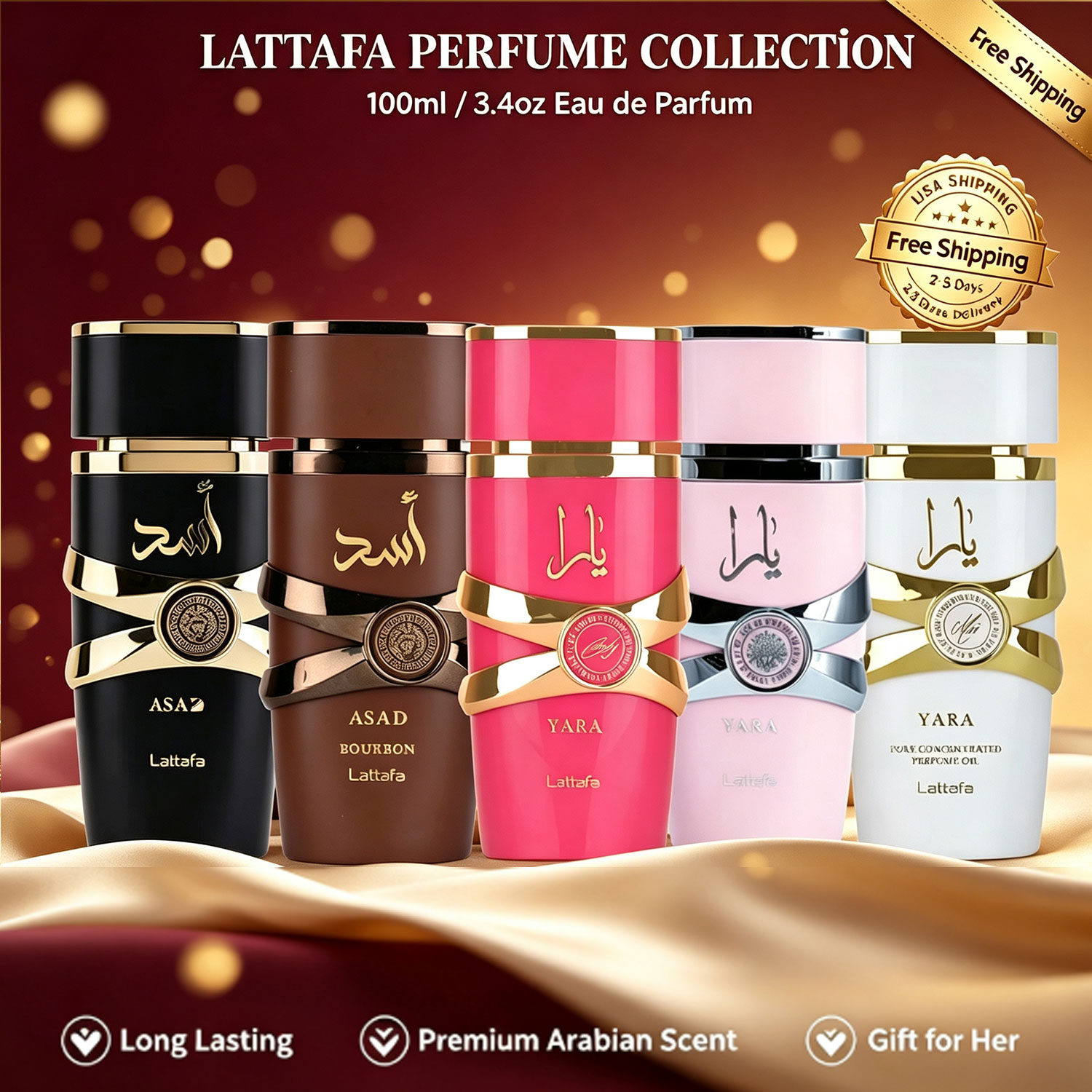 Yara Perfume Fragrance - Lattafa Yara Eau De Parfum dla