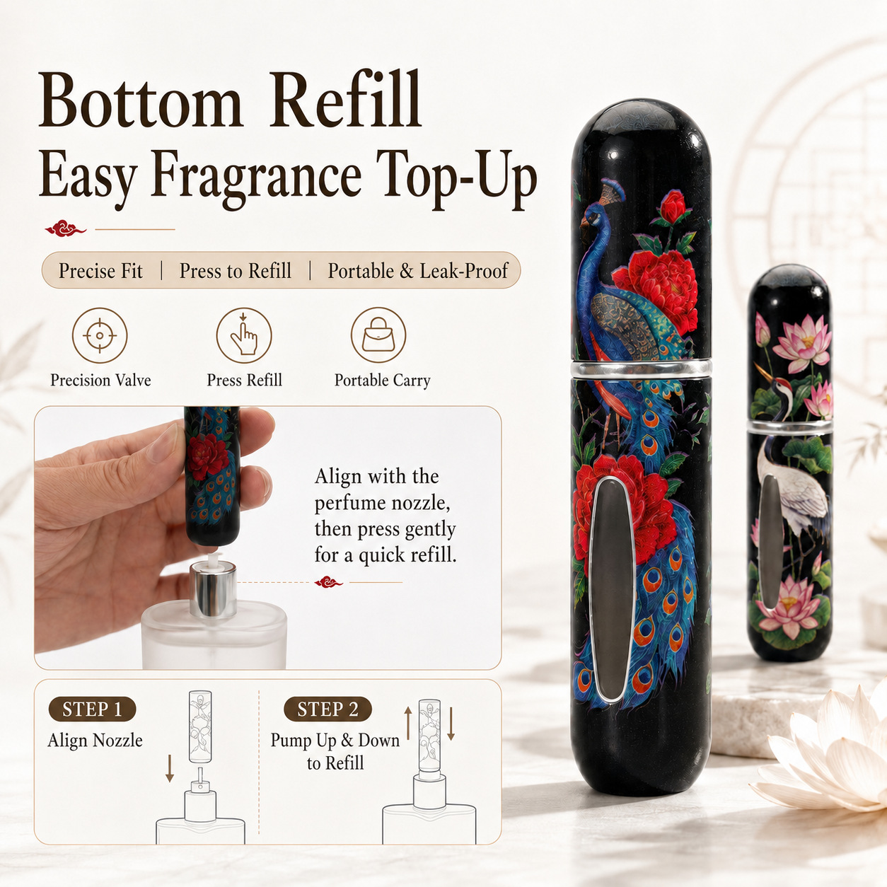 Zestaw 5 szt. butelek z rozpyl – Perfume Fragrance Direct recenzja i cena